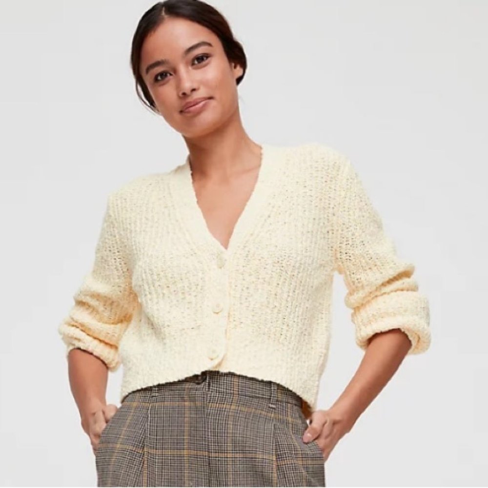 Aritzia Little Moon Basil Knit Cardigan Size S